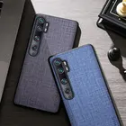 Чехол с текстильной текстурой для Xiaomi Mi Note 10 Pro Premium, взрывозащищенный, из поликарбоната, с четырьмя углами, защитный чехол для mi note 10 pro