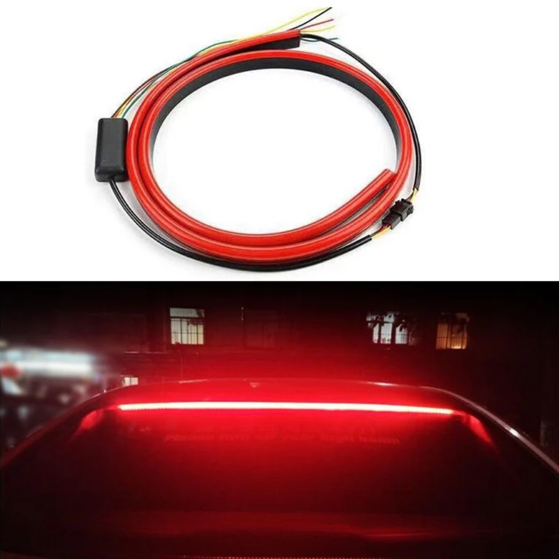 

Автомобиль Стайлинг высокий задний стоп светильник s с указателем поворота ходосветильник Светодиодная лента стоп-сигнала 23GC