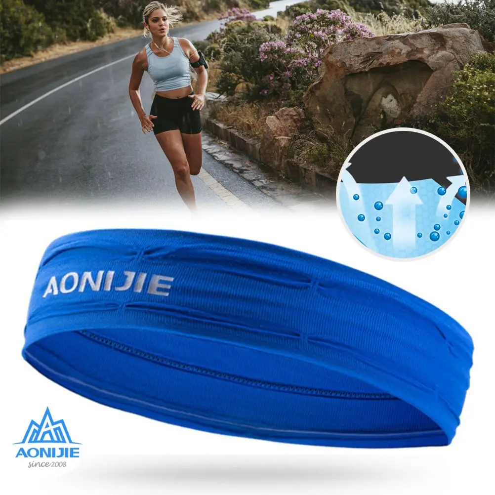 

Elastic Absorbent Sweat Bands Yoga Running Fitness Headband Sports Hair Bands Basketball Gym Stretch Hair Wrap Brace for Running