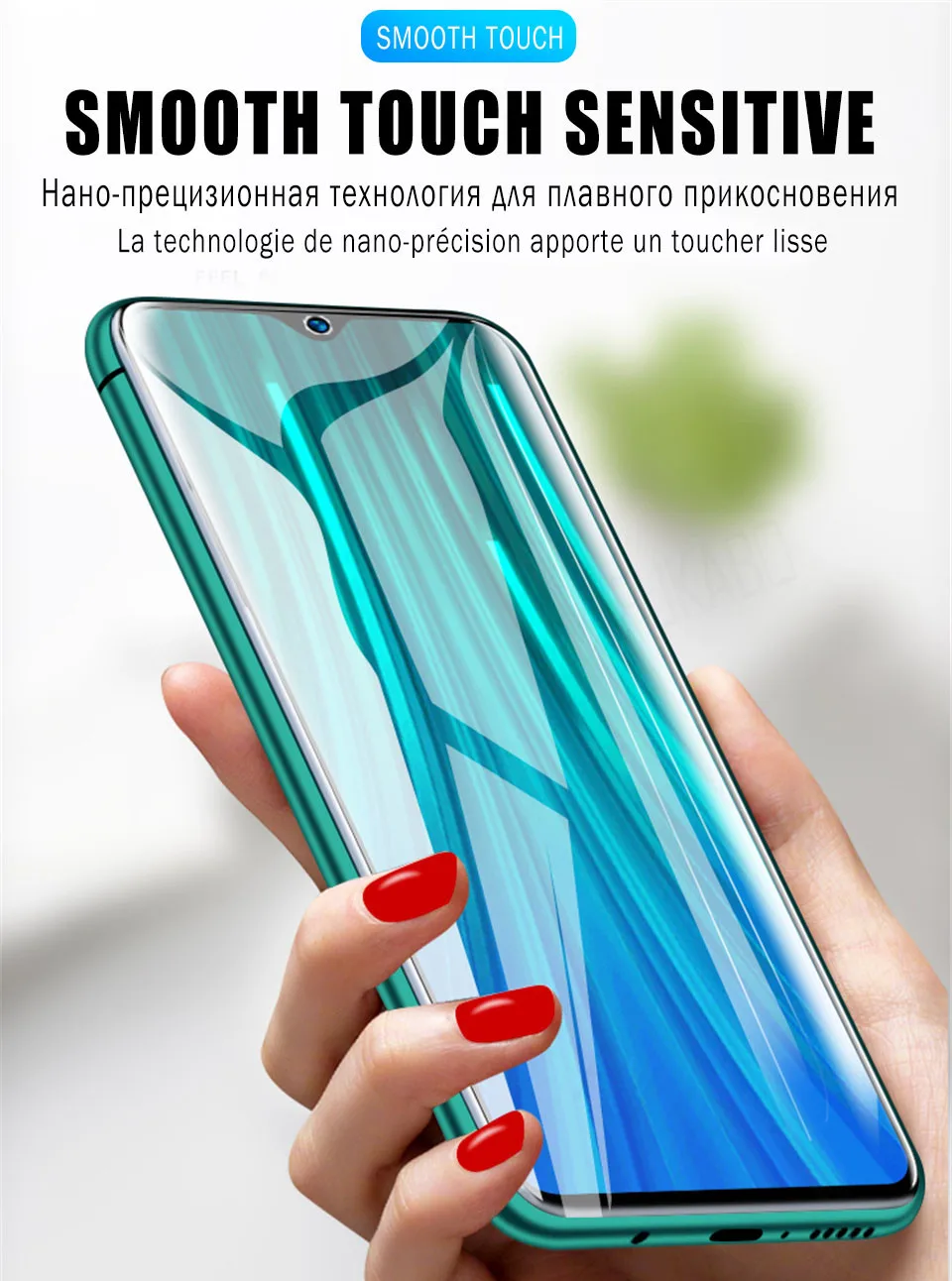 35D полное покрытие Гидрогелевая пленка для Xiaomi Redmi Note 5 6 10 7 8T 8 Pro Защита экрана для Redmi 9T 8A 7A 6A мягкая пленка не стекло