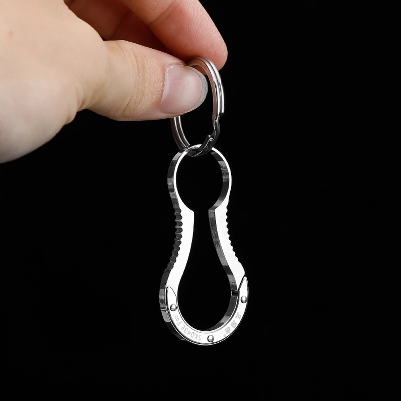 Sanrenmu SK043E Stainless Steel  Keyring Key Chain  Car Keychain (art.: 7a3420bc0) - 7a3420bc0