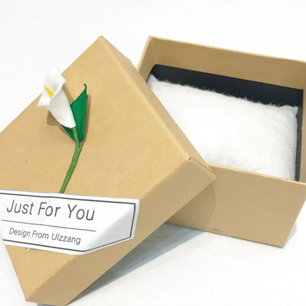 Ретро Мини крафт-бумажная коробка Сделай Сам свадебный подарок для подарков