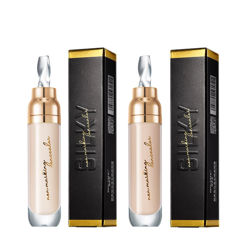 

Concealer Liquid Foundation Brighten Skin Tone Invisible Pores Silky Non Marking Cosmetics