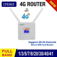 baibiaoda cpe903 4g wifi router broadband mobile hotspot dual external antennas gateway modem 4g lte router with sim card slot