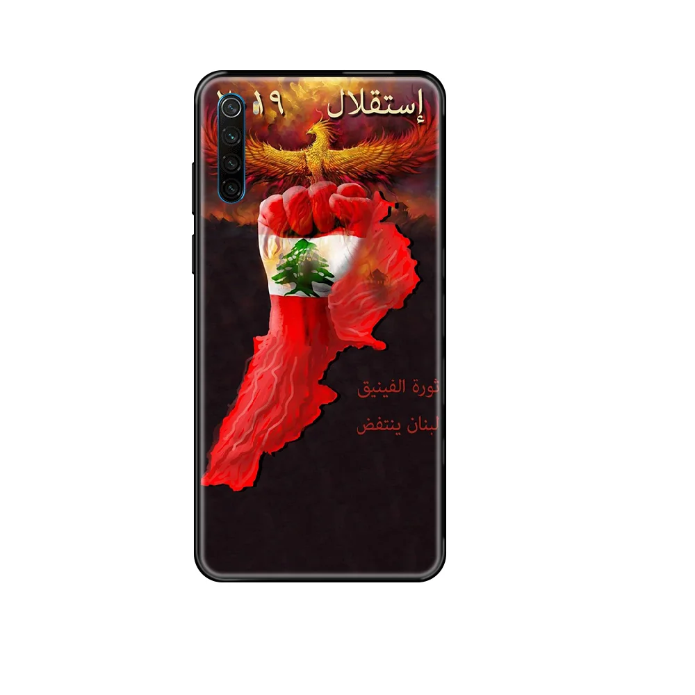 Чехол для телефона с ливанским флагом Xiaomi Redmi Note S2 4 5 6 7 8 A S X Plus Pro Черный Модный