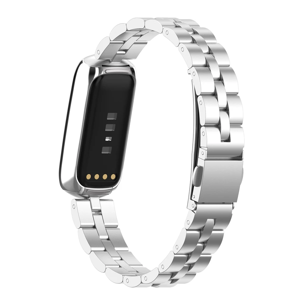Роскошный ремешок на запястье для смарт-браслета Fitbit Luxe металлический сменный