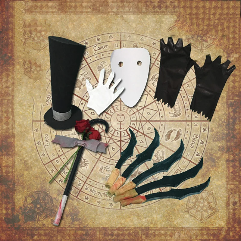 Игра личных данных в Костюмы для косплея Охотник Джек туман Скоп черный