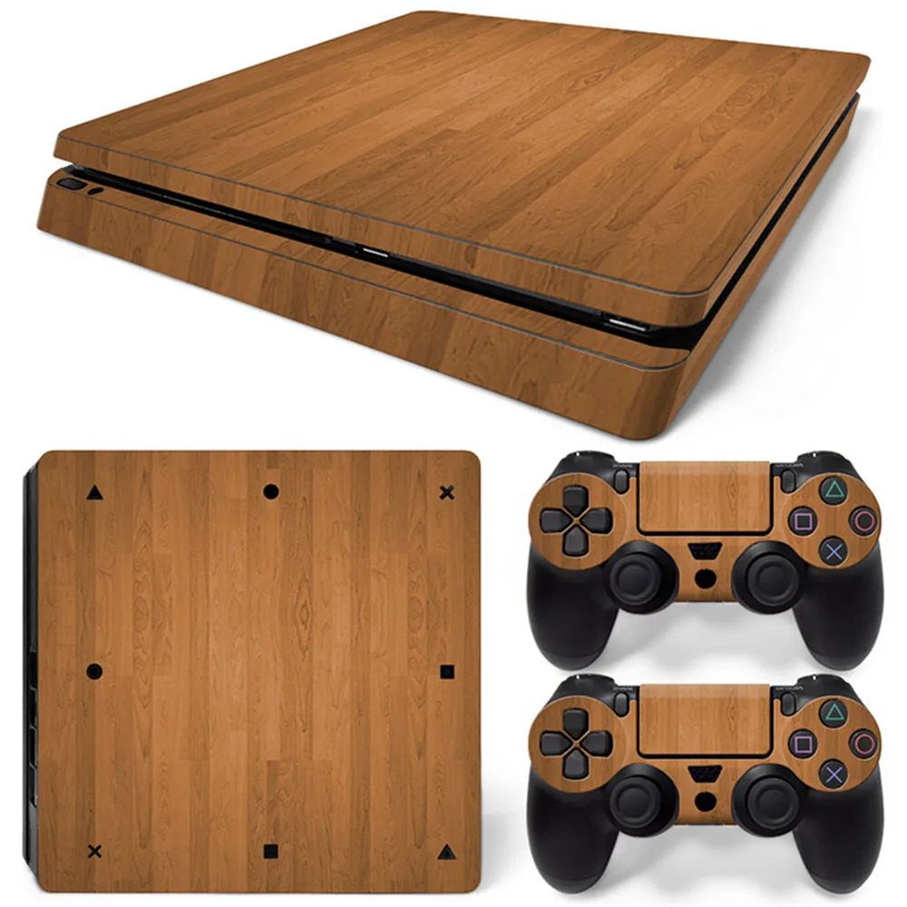 Для PS4 slim Skin дизайнерская наклейка для PlayStation 4 SLIM System plus Two (2) наклейки контроллер