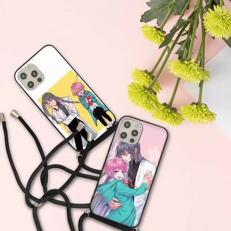 

Ramuda Amemura Hypnosis Mic Phone Case For iPhone 7 8 11 12 X XS XR MINI Pro Max Plus Strap Cord Chain Lanyard soft