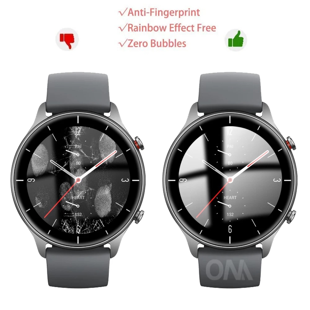 20D полное покрытие экрана протектор для Huami Amazfit GTR 2 2E Смарт-часы Защитная пленка 3