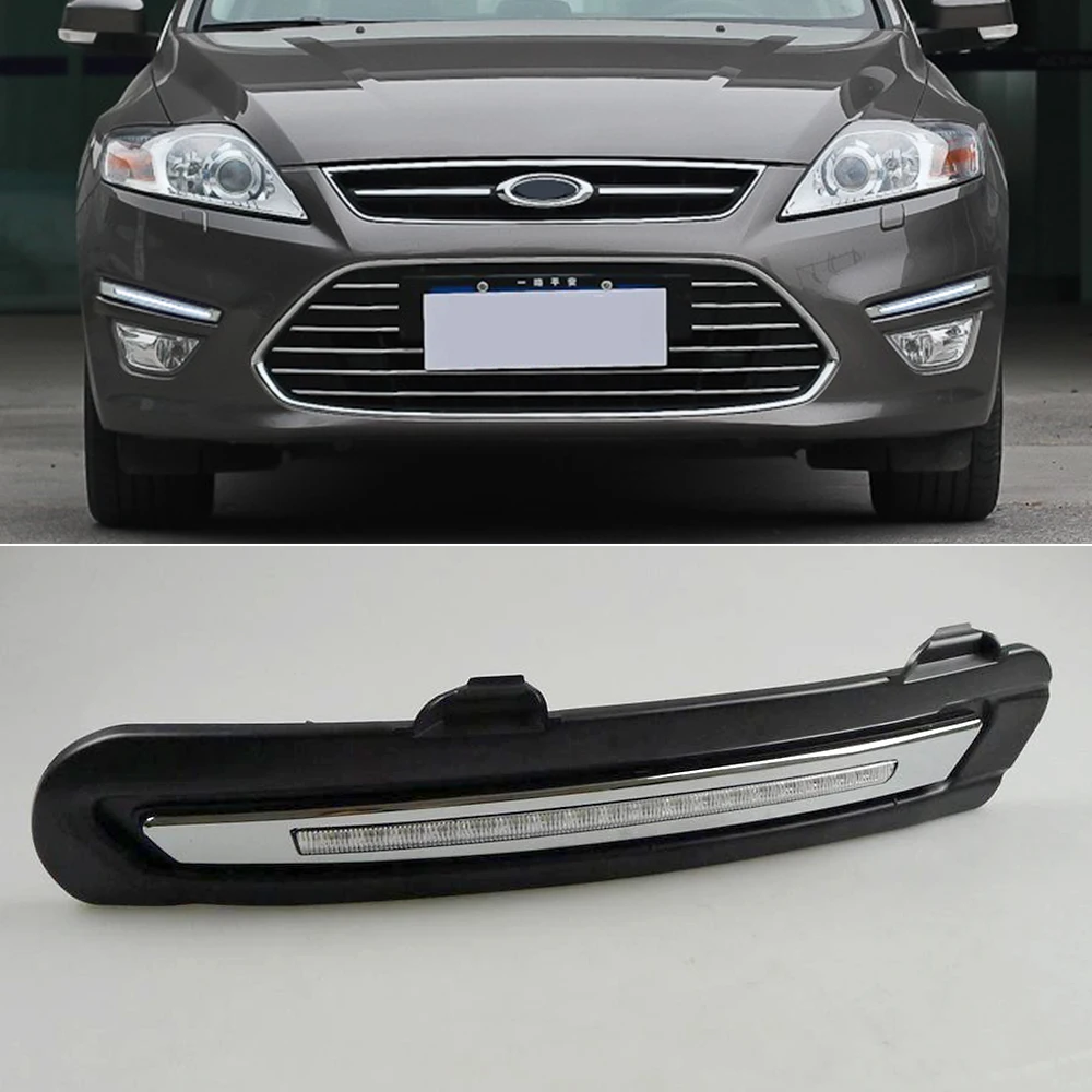 Автомобильная проблесковая 1 комплект для Ford Mondeo Fusion 2011 2012 2013 светодиодный DRL