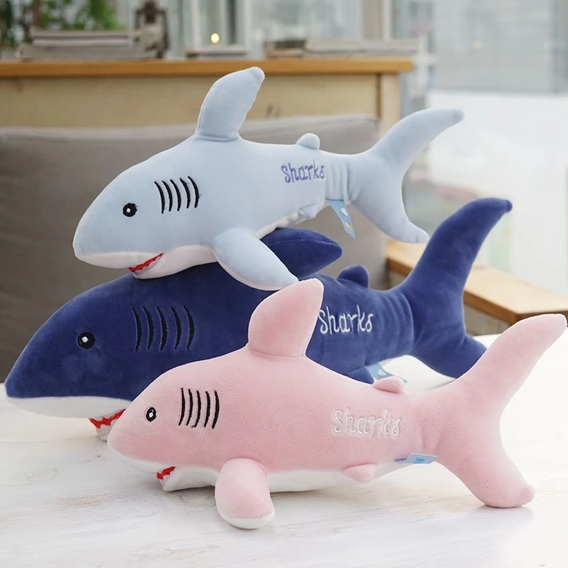 Kawaii Sharks современный дизайн плюшевые игрушки животные для малышей Monokuma подарки