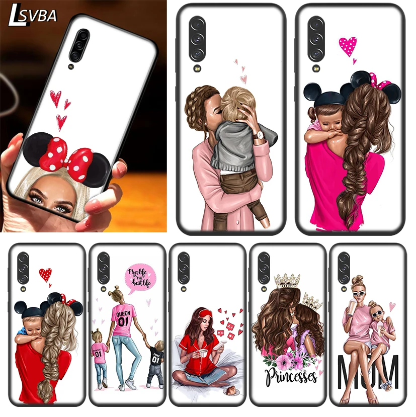 

Baby Girl Hot Mom Art for Samsung Galaxy A90 5G A80 A70S A70 A60 A50 A50S A40 A30S A20S A20E A20 A2 Core A10 Phone Case