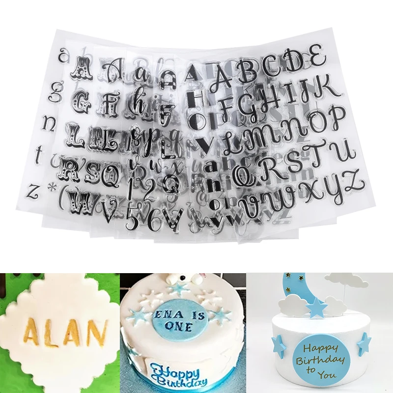 

Stamps for Cookies Alphabet Letters Cake Sweet Letters Stamp Decorating Tools Fondant Embossing DIY Cutter Kitchen Accessories