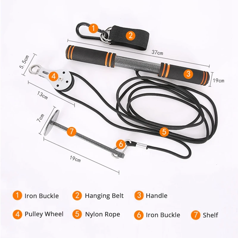 Горячие AD для кисти предплечья тренажерный зал тренировка рычаг шкив аксессуары