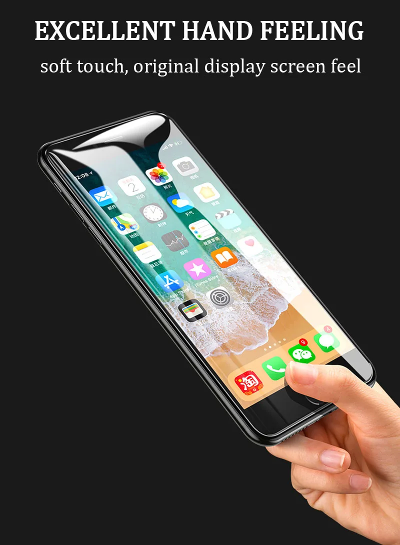 5D закругленные края полное покрытие Защитное стекло для iPhone X 7 8 6 6S Plus закаленное защитное стекло для экрана для iPhone 11 Pro Max XR стекло