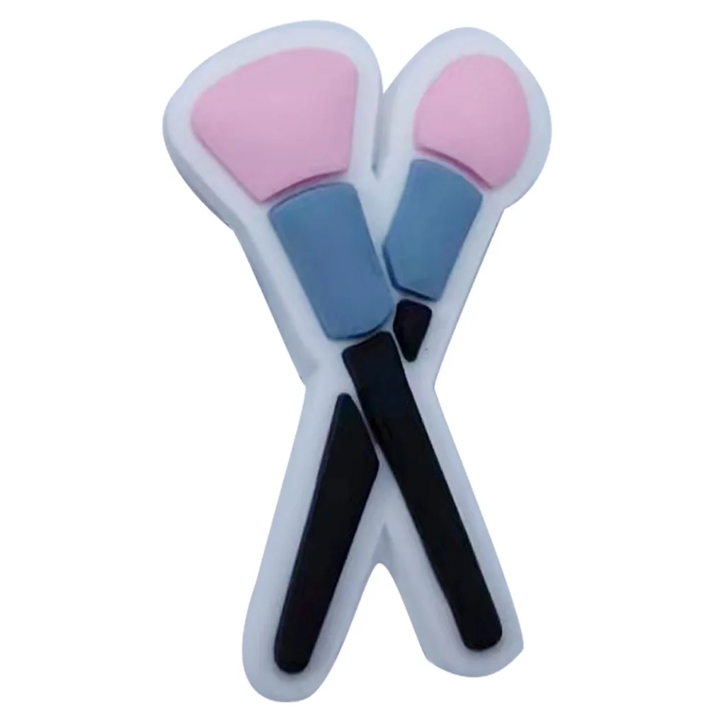 1 шт. ПВХ Мультяшные подвески для обуви косметичка Кисть макияжа расческа ножницы