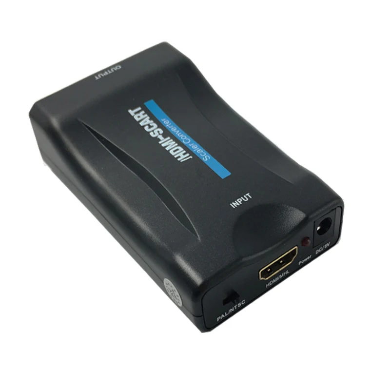 HDMI в Scart AV конвертер адаптер HDMI в Scart out поддерживает до 1080 P/60 hz HDMI вход(видео+ аудио поддерживается через scart