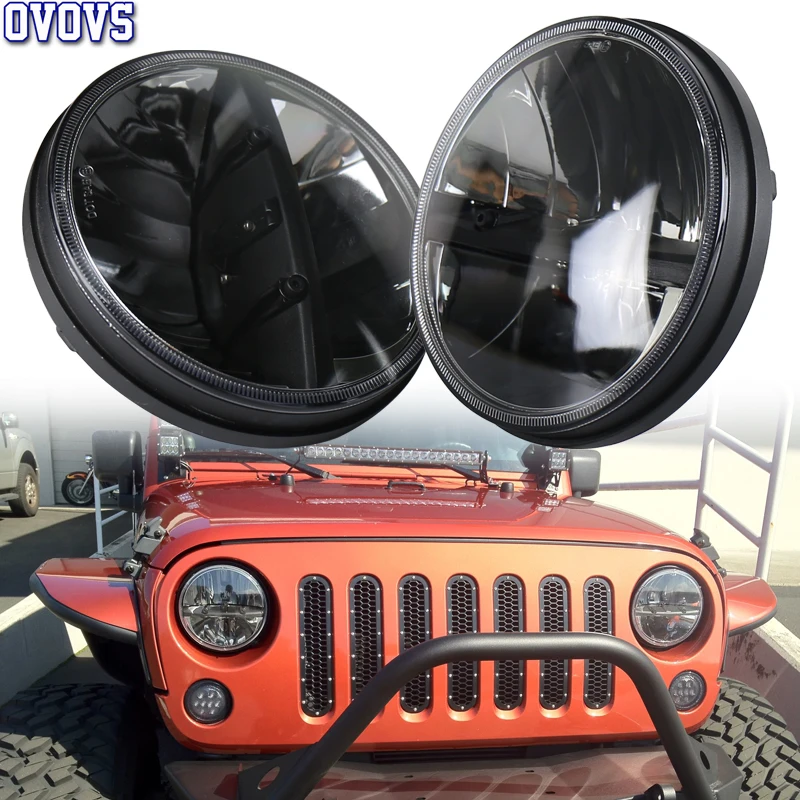 Пара 7-дюймовая круглая светодиодный фары для Land Cruiser FJ40 Приглашаем посетить