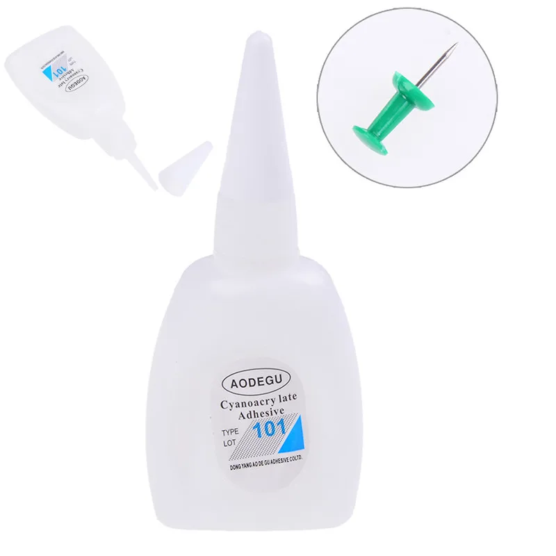 

30g 101 Super Glue Cyanoacrylate Instant Adhesive Strong Adhesion Fast Repair