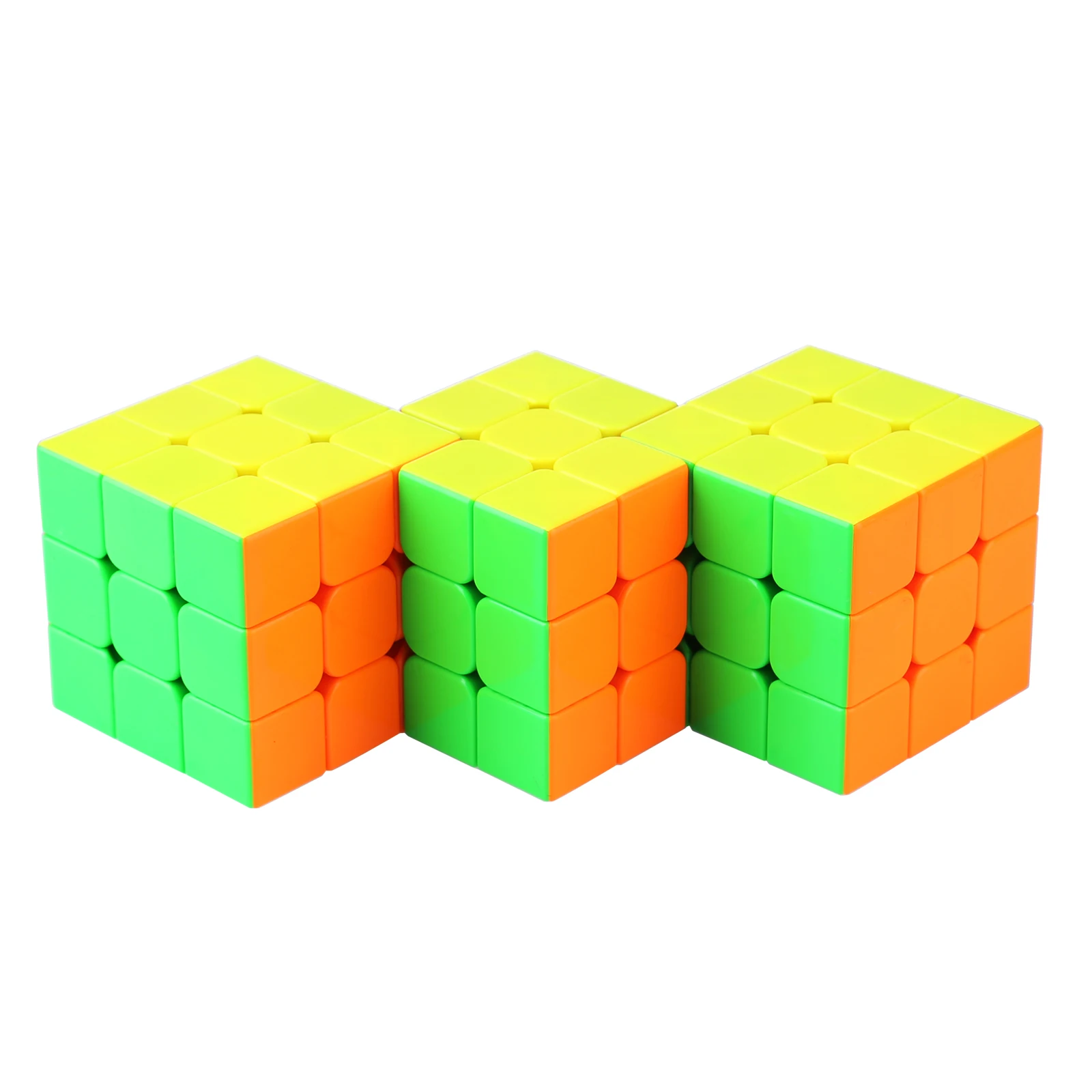 Кубик твист тройной 3x3 Соединенные волшебный кубик головоломка игра игрушки 2020