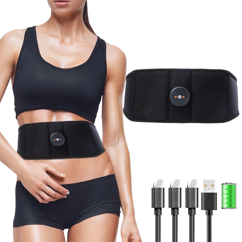 Поддержка талии фитнес-тренажер для живота Вибрационный массажер мышц