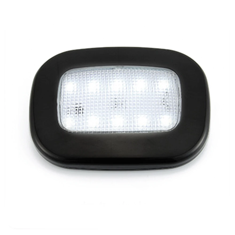 black(white light) Интерьерный Автомобильный USB светильник ing Auto Backl зарядка магнит на крышу интерьерный светильник квадратный купол Интерьер подходит для автомобиля потолочный светильник для чтения - Испускаемый цвет: black(white light)