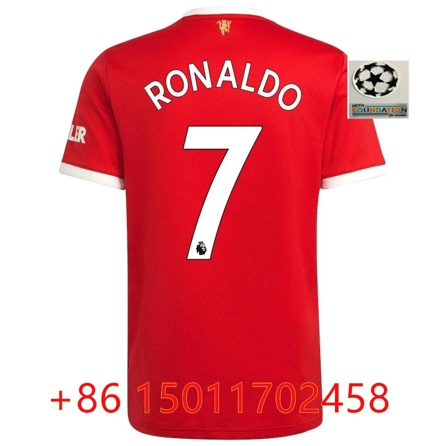 

S-3XL Fast shipping variety of styles to choose Ronaldo 7 United Best quality adult 21 2022 Top Thai Best 21-22 Manchester shirt