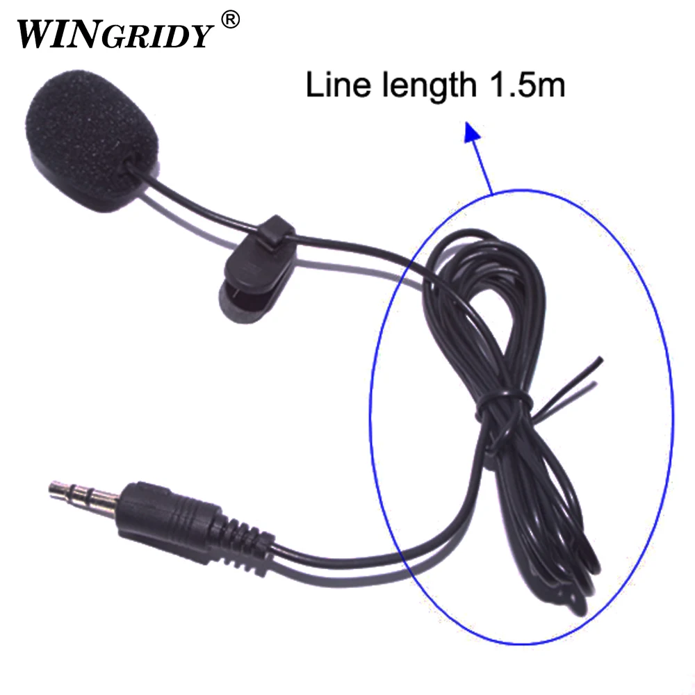 Универсальный 3 5 мм портативный мини микрофон клип на лацкане обучение Speeching для