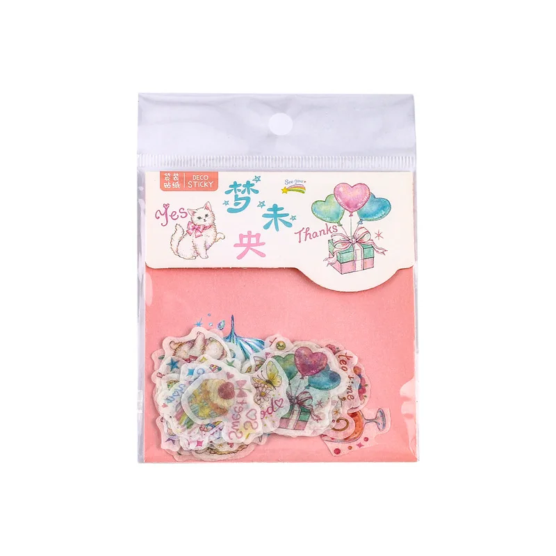 40 шт. Необычные суккулентные милые наклейки для дневника Скрапбукинг