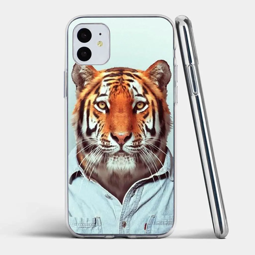 For Samsung Galaxy S6 S10E S10 Edge Lite Plus Core Grand Prime Alpha J1 mini zoo Yago Raccoon Tiger Panda Monkey Owl Soft Case | Мобильные
