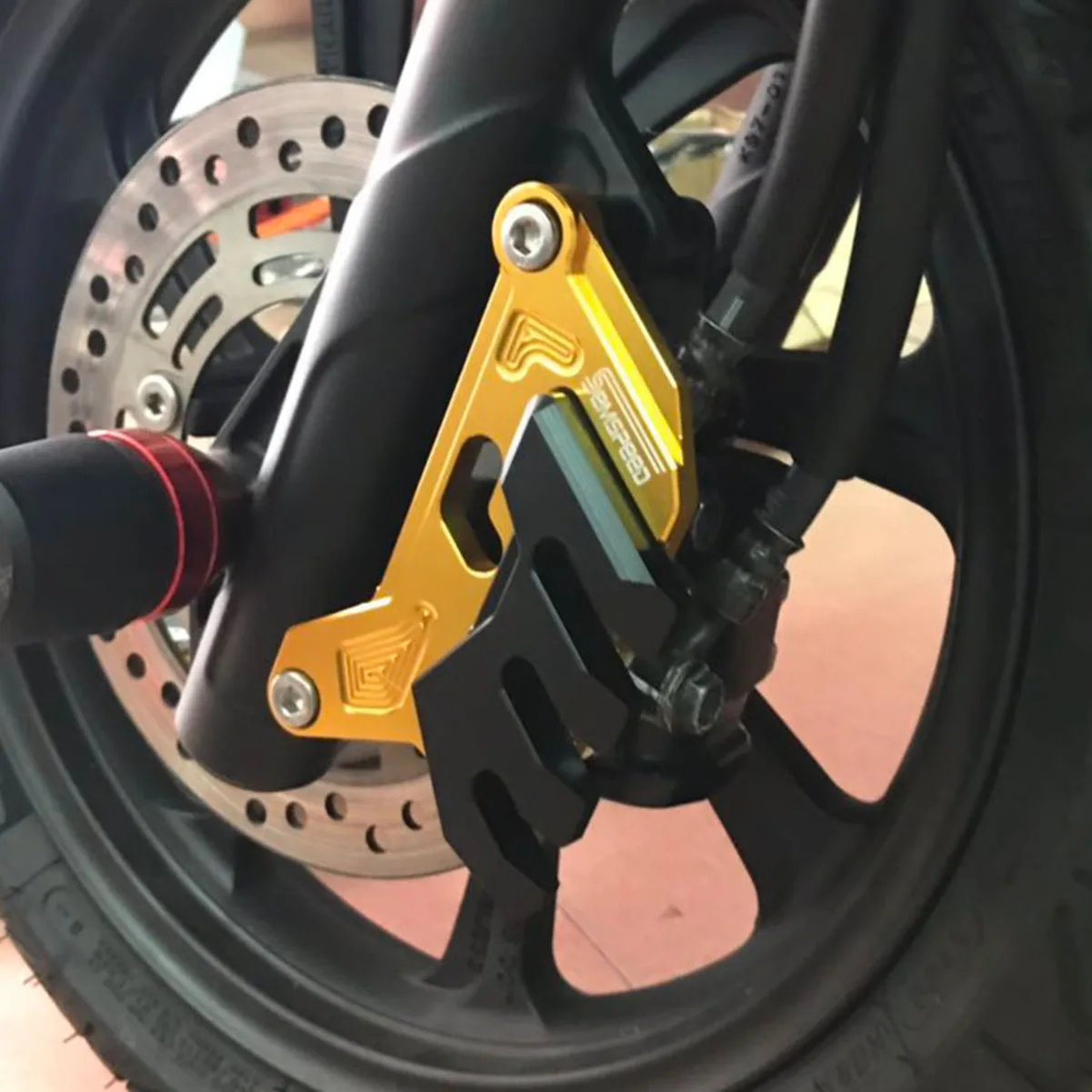 CNC мотоцикл PCX 150 125 передний дисковый тормозной насос крышка защита декоративная