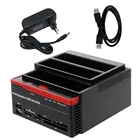 Все в одном, USB 3,0 к SATA IDE, внешний высокоскоростной Картридер для жесткого диска, многофункциональная док-станция для жесткого диска, вилка стандарта ВеликобританииСШАЕС