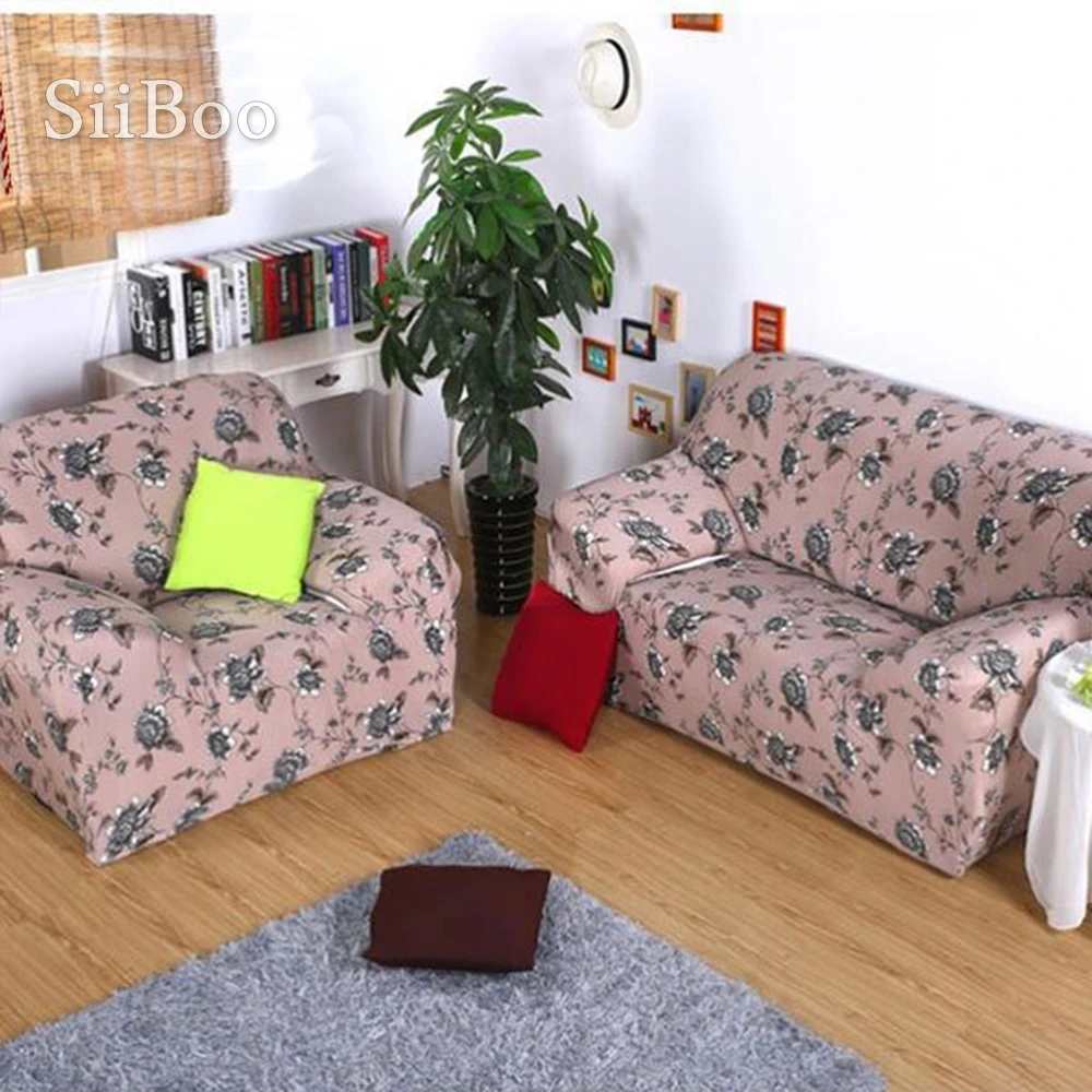 

FREE SHIP multi-color floral print1SEAT 2SEAT 3SEAT 4SEAT pastoral pattern living room Universal Elastic force Sofa cover SP1784