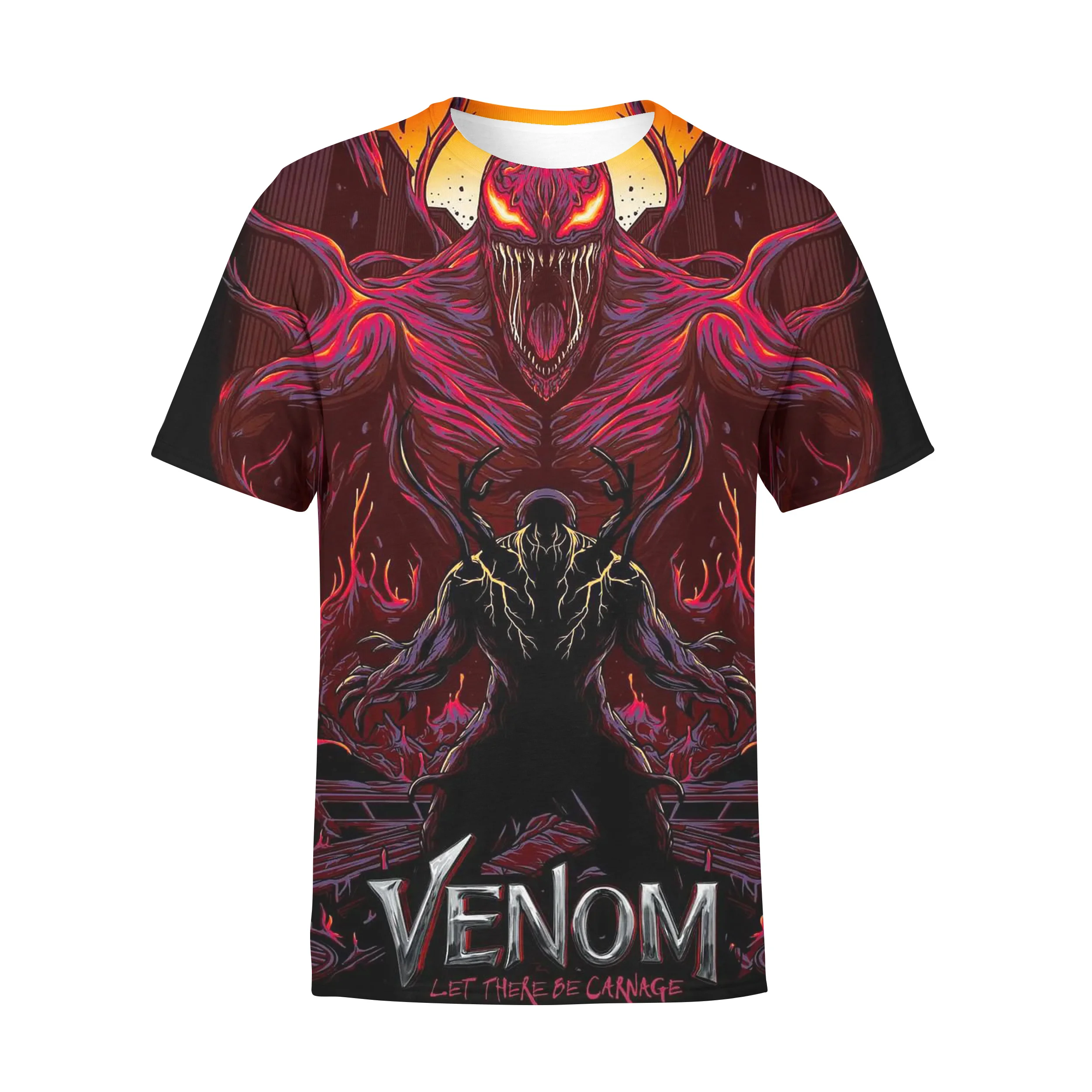 Футболка с принтом Веном: Да карнидж детские футболки одежда 3D топы Детская