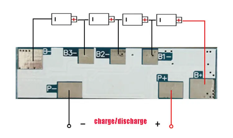 4S 4A Li-Ion 14 8 v 18650 DIY BMS PCM Защитная плата батареи bms pcm для литий-ионной lipo 4 cell pack |