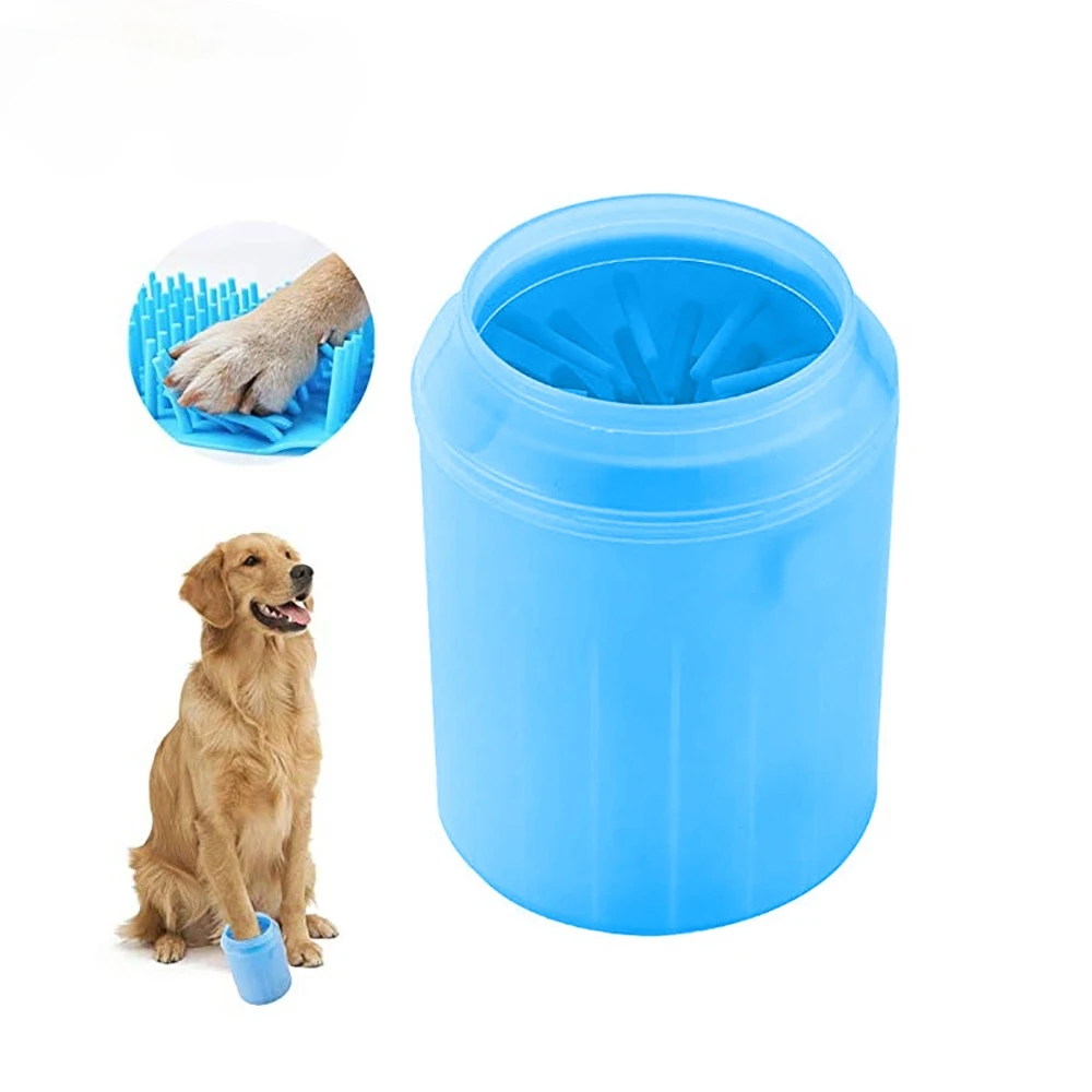 

Portable Pet Paw Washer Cup Cats Dogs Paws Cleaning Tool Plastic Cups Soft Feet Washing Brush Dog Foot Cleaning Pet Supplies