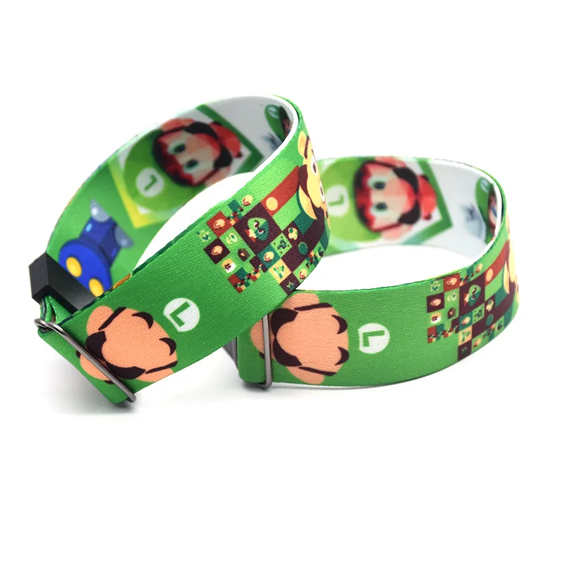 super mario bros louis brothers anime wristband game peripheral original ribbon bracelet childrens birthday gift kids toys free global shipping
