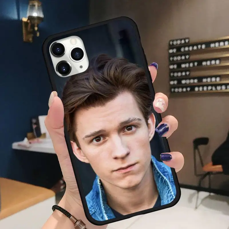 

tom holland cool actor Phone Case for iPhone 11 12 pro XS MAX 8 7 6 6S Plus X 5S SE 2020 XR