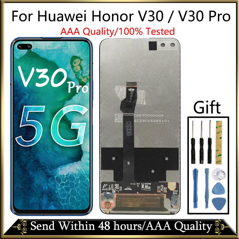 Оригинальный ЖК-дисплей AAA для Huawei Honor View 30 v30 сенсорный дигитайзер в сборе V30 Pro |