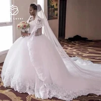 high waist v mermaid a line beach wedding dresses bride dress 2021 new customized large white wedding lace floor length gowns