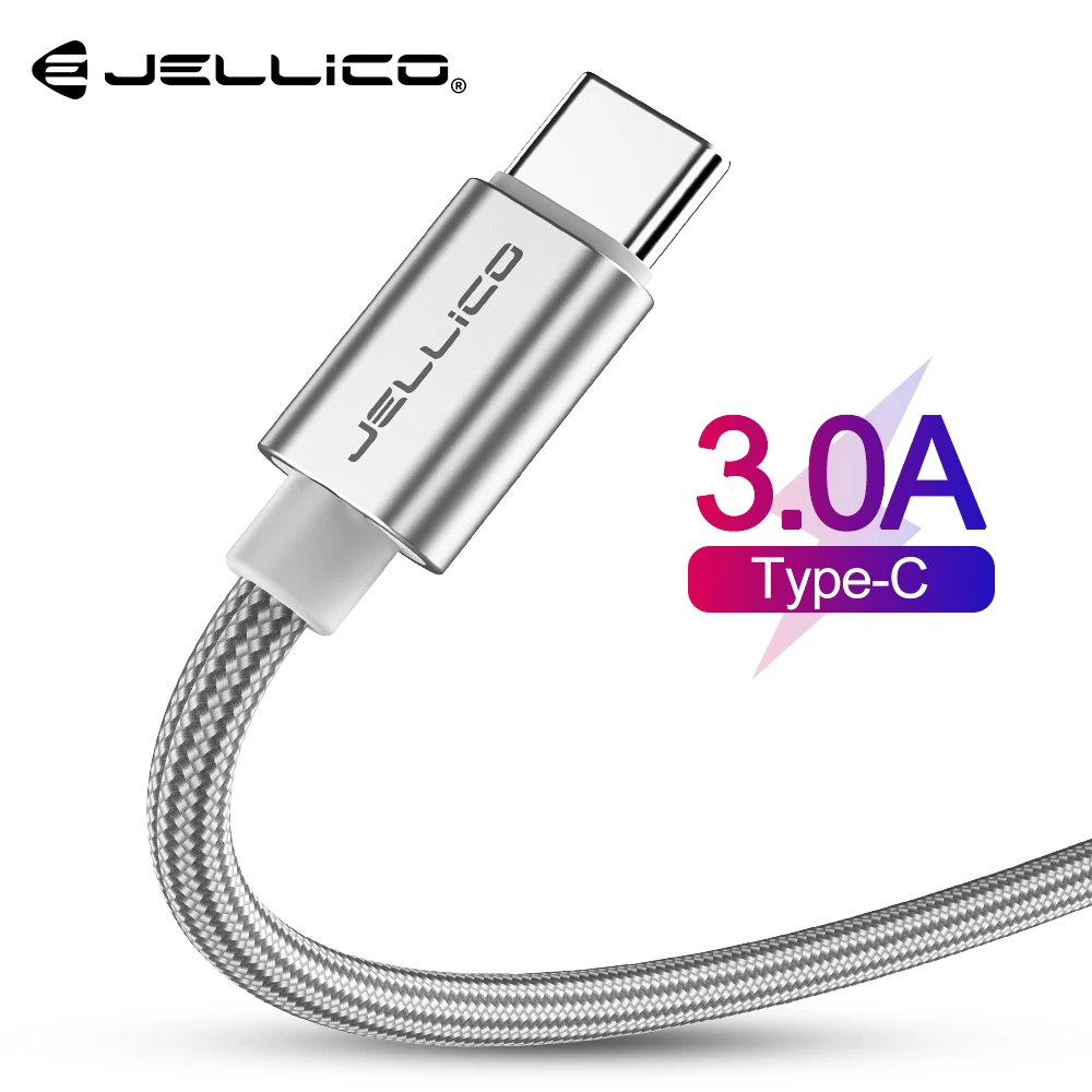 Jellico кабель USB Type C с функцией быстрой зарядки разъемом usb c 3.1A кабеля для передачи