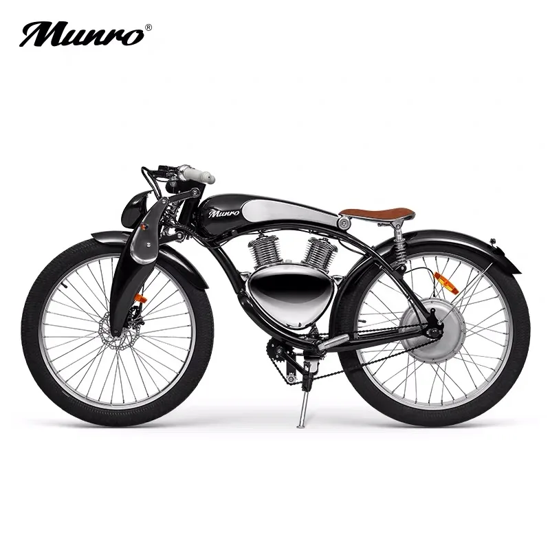 Munro 2 0 Fun Ride 26 дюймов Ретро электровелосипед с толстыми шинами электрические