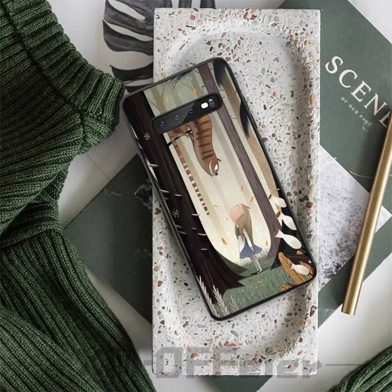 Чехол с Чеширским котом Alice Wonderland Чехлы чехол для samsung galaxy A10 A20 A30S A40 A50 A51 A70 A71 note 8 9 10