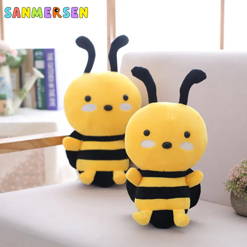 Kawaii Bee Детская плюшевая кукла игрушки животные пчела куклы мягкая фигурка для