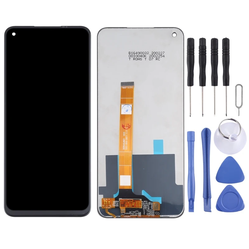 high quality lcd screen and digitizer full assembly for oppo a74 5g oppo realme q3 5g free global shipping