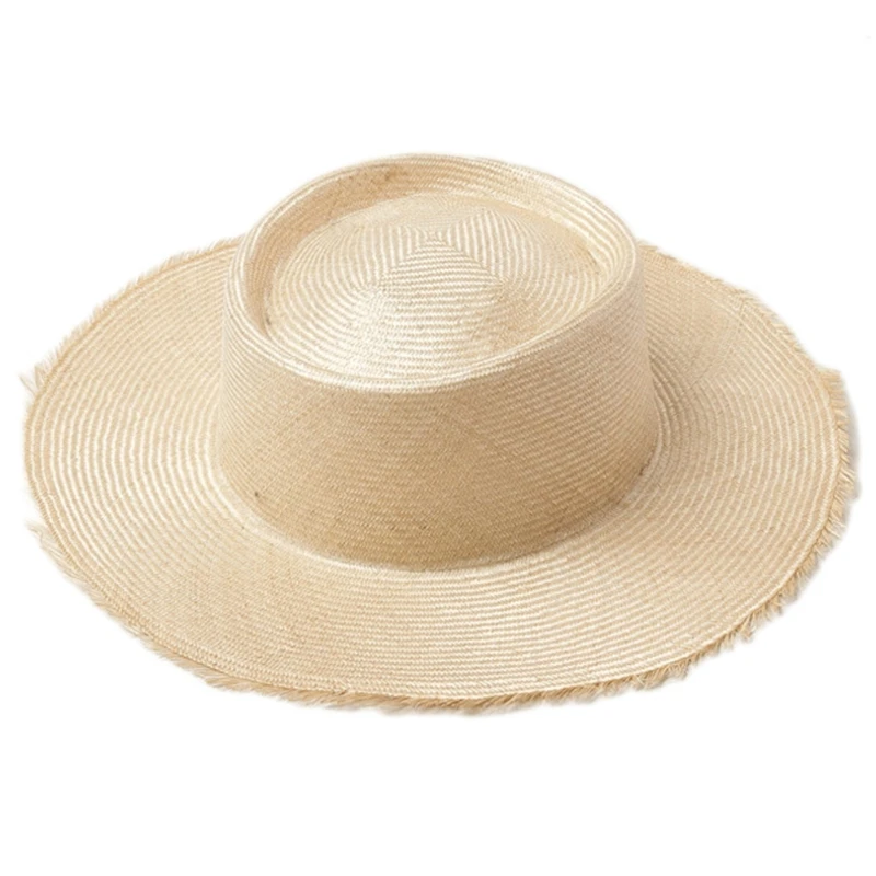 

Unisex Girls Sun Cap Classical Style Sun Hat Graceful Ornament Protection from Sunlight Refined Seaside Accessory