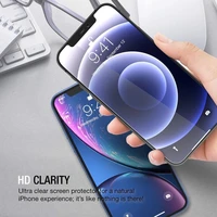 compatible with iphone 12 13screen protector iphone 12 pro screen protector tempered glass film for iphone xr 1112 12