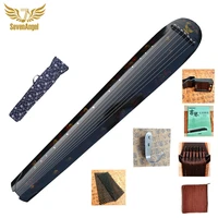 sevenangel guqin hundun new style lyre 7 strings ancient zither chinese musical instruments guzheng send study book and video