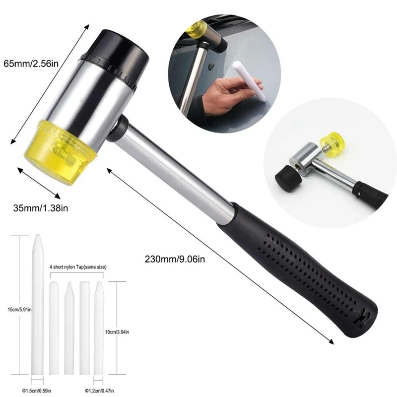 Инструменты для удаления вмятин с рукояткой Pro Slide Hammer Dent Puller 5 шт. Tab Down Pen 18 Tabs For Hail
